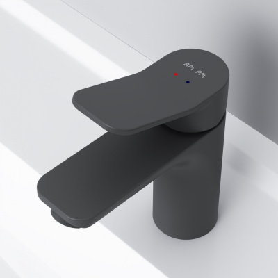 AM.PM X-Joy Смеситель для раковины F85A02122 Черный от интернет-магазина Purezza 