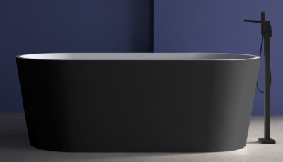 ABBER Акриловая ванна 170x80x60 AB9209MB Черный от интернет-магазина Purezza 