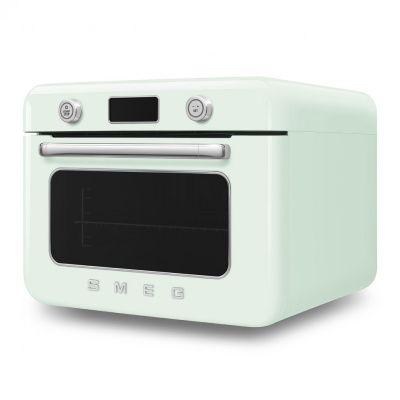 Smeg COF01PGEU мини-печь с паром цвет пастельный зелёный  от интернет-магазина Purezza 
