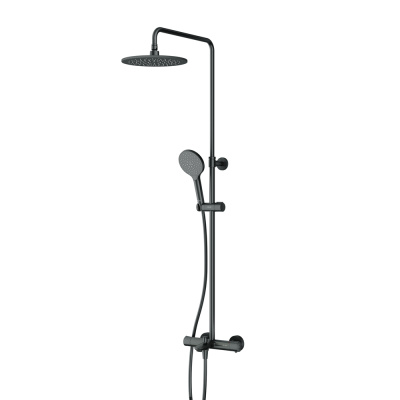 AM.PM Like Душевая система c термостатом F0780522 Черный от интернет-магазина Purezza 