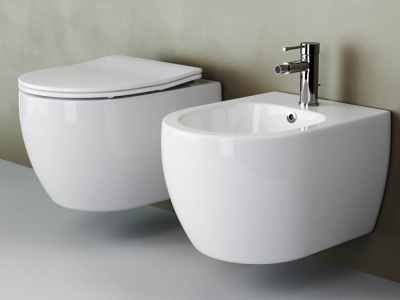 Ceramicanova Play Подвесное биде CN3002 Белый от интернет-магазина Purezza 