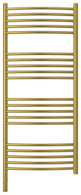 Сунержа Богема 3.0 выгнутая Электрический полотенцесушитель 1200х500 Состаренная латунь от интернет-магазина Purezza 