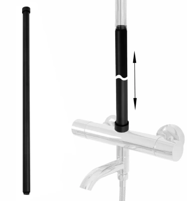 Rea Удлинитель для душевого гарнитура REA-K6650 Черный от интернет-магазина Purezza 