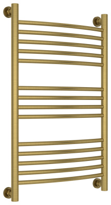 Сунержа Богема+ выгнутая Водяной полотенцесушитель 800х500 051-0221-8050 Состаренная латунь от интернет-магазина Purezza 