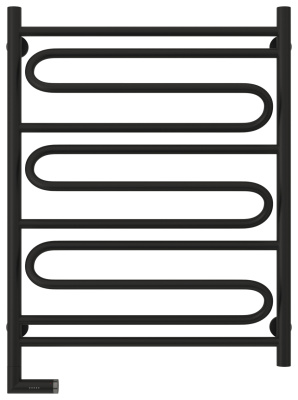 Сунержа Элегия 2.0 Электрический полотенцесушитель 800х600 Матовый черный от интернет-магазина Purezza 