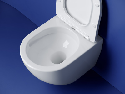 Ceramicanova Metropol Торнадо Подвесной унитаз безободковый CN4002T Белый от интернет-магазина Purezza 