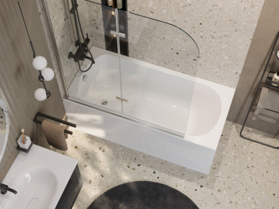 Cezares ECO-155-70-41-W37 Акриловая ванна пристенная 155х70 от интернет-магазина Purezza 