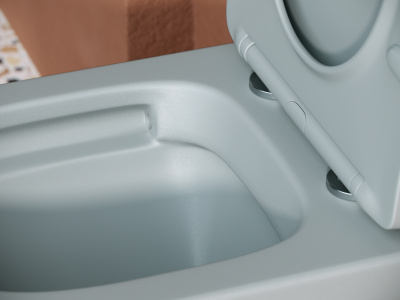 Ceramicanova Balearica Rimless Подвесной унитаз CN6000MH Антрацит матовый от интернет-магазина Purezza 