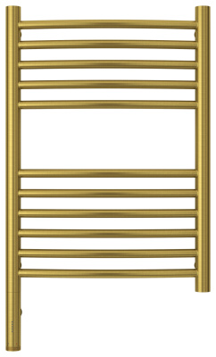 Сунержа Богема 3.0 выгнутая Электрический полотенцесушитель 600х400 Состаренная латунь от интернет-магазина Purezza 