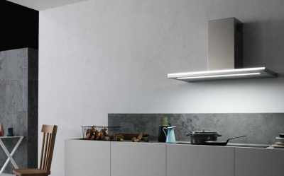 Falmec LUMEN 90 P.E. INOX Т-образная вытяжка 90 см из нержавеющей стали, CLUN90.E0P1#NEUI491F от интернет-магазина Purezza 