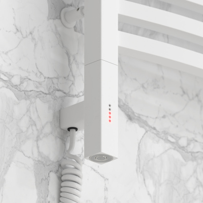 Сунержа Аркус 3.0 Электрический полотенцесушитель 1000х400 Матовый белый от интернет-магазина Purezza 