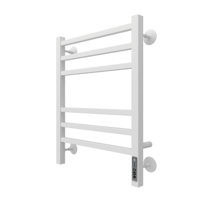 Terminus Ватикан П6 Электрический полотенцесушитель 600х450 4670078527509 Матовый белый от интернет-магазина Purezza 
