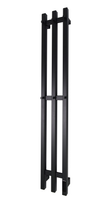 Grois Trio Полотенцесушитель электрический GR128 19х120 П3 9005 Матовый черный от интернет-магазина Purezza 