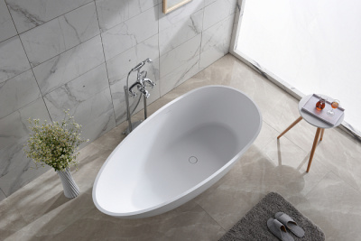 Maxonor ESPÍRITU Ванна из искусственного камня 1710х820х550 PL-BT2702 Белый матовый от интернет-магазина Purezza 