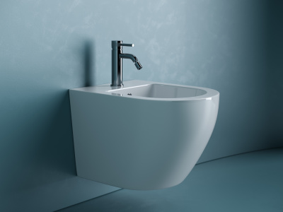 Ceramicanova Uno Подвесное биде CN11002 Белый от интернет-магазина Purezza 