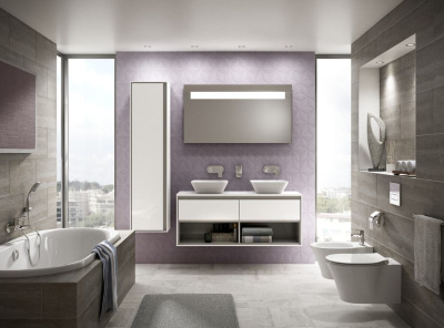 Ideal Standard CONNECT AIR Встраиваемая акриловая овальная ванна 180х80х47.5 E106801 от интернет-магазина Purezza 