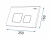 Rea H Chrom Кнопка для инсталляции REA-E5691 Хром матовый от интернет-магазина Purezza 