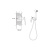 Rose Встроенный гигиенический душ R1305 от интернет-магазина Purezza 