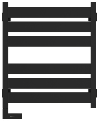 Сунержа Центурион 2.0 Электрический полотенцесушитель 600x500 Матовый черный от интернет-магазина Purezza 