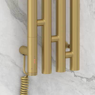 Сунержа Кантата 3.0 Электрический полотенцесушитель 1200х159 Матовое золото от интернет-магазина Purezza 