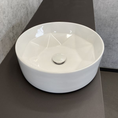 Comforty 78258 Раковина круглая на столешницу 41 см от интернет-магазина Purezza 