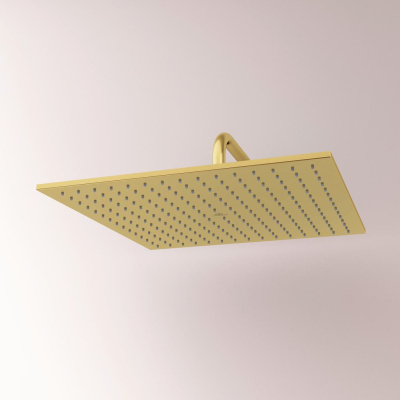 Ideal Standard Верхний душ 1-функциональный, квадратный 400х400 мм A5806A2 Золото от интернет-магазина Purezza 