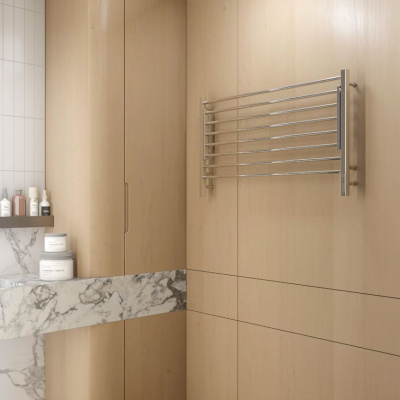 Terminus Горизонт П8 Электрический полотенцесушитель 600х1000 4670078543271 Нержавеющая сталь от интернет-магазина Purezza 