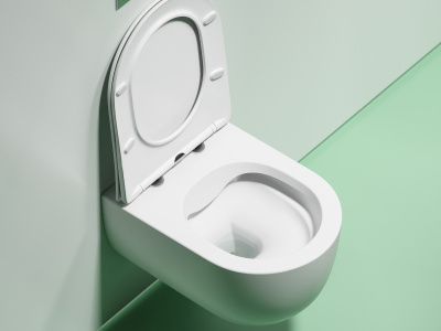 Ceramicanova Modena Rimless Подвесной унитаз CN6063MW Белый матовый от интернет-магазина Purezza 