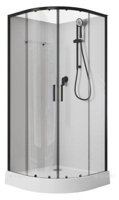 Aquanet Passion EVO R black Душевая кабина 90x90 набор 1 от интернет-магазина Purezza 