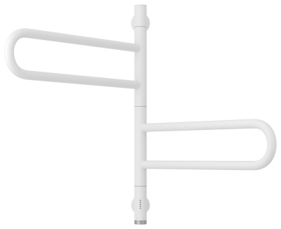 Сунержа Парео 4.0-2С Электрический поворотный полотенцесушитель 567х535 30-0823-0567 Матовый белый от интернет-магазина Purezza 