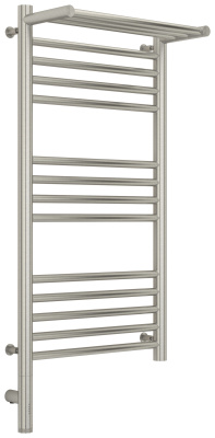 Сунержа Богема с полкой 3.0 Электрический полотенцесушитель 800х400 Сатин от интернет-магазина Purezza 