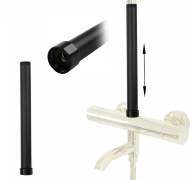 Rea Удлинитель для душевого гарнитура 30 см REA-K7701 Черный от интернет-магазина Purezza 