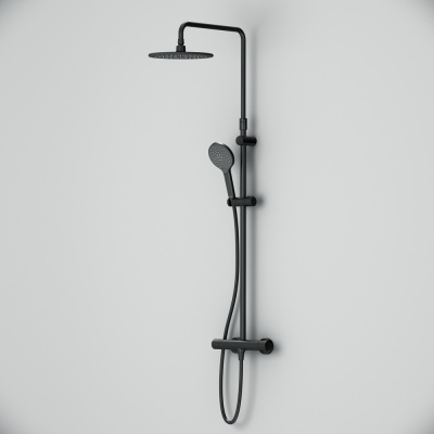 AM.PM Like Душевая система c термостатом F0780422 Черный от интернет-магазина Purezza 