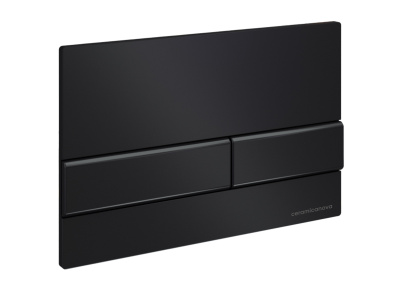 Ceramicanova Envision Система инсталляции для унитазов с кнопкой смыва Flat, черная матовая CN1002B от интернет-магазина Purezza 