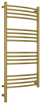 Сунержа Богема 3.0 выгнутая Электрический полотенцесушитель 1000х500 Состаренная латунь от интернет-магазина Purezza 