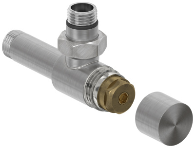Сунержа Вентиль угловой под шестигранник G 1/2" НР х G 1/2" НР 071-1404-1212 Сатин от интернет-магазина Purezza 