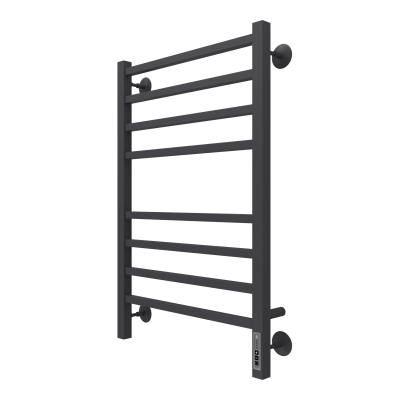 Terminus Ватикан П8 Электрический полотенцесушитель 800х500 4670078527554 Матовый черный от интернет-магазина Purezza 