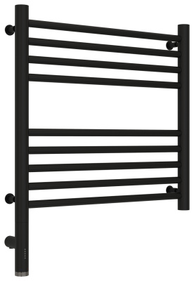 Сунержа Богема 3.0 прямая Электрический полотенцесушитель 500х500 Матовый черный от интернет-магазина Purezza 