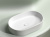 Ceramicanova Element Умывальник чаша накладная овальная 60.8х38.5 CN6048MW Белый матовый от интернет-магазина Purezza 