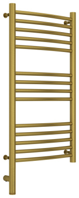 Сунержа Богема 3.0 выгнутая Электрический полотенцесушитель 800х400 Состаренная латунь от интернет-магазина Purezza 