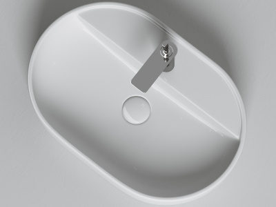 Ceramicanova Element Умывальник чаша накладная овальная 60х40 CN6035 Белый от интернет-магазина Purezza 