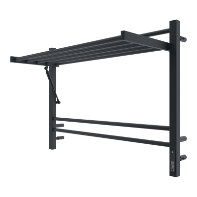 Terminus Горизонт П8 Электрический полотенцесушитель 600х800 4670078543608 Черный муар от интернет-магазина Purezza 