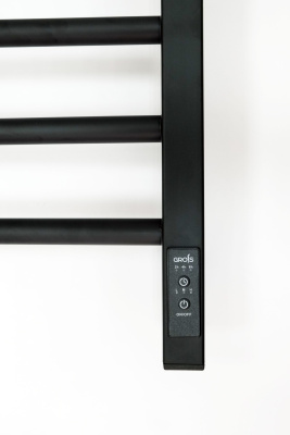 Grois Nex Электрический полотенцесушитель GR112 30х80 П8 9005 U Черный от интернет-магазина Purezza 