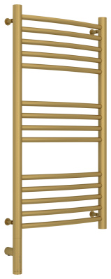 Сунержа Богема 3.0 выгнутая Электрический полотенцесушитель 800х400 Матовое золото от интернет-магазина Purezza 