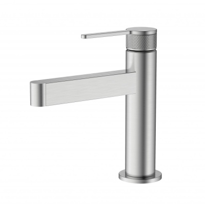 Belbagno Delta Смеситель для раковины без донного клапана, цвет сатин, DEL2.0-LVM-IN-W0 от интернет-магазина Purezza 