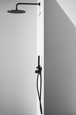 Ideal Standard IDEALRAIN Круглый верхний душ 300 мм, легкоочищаемый A5803XG Черный матовый от интернет-магазина Purezza 