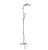 Hansgrohe Crometta Showerpipe S 240 душевая стойка, термостат для ванны, верхний душ 240мм, цвет: хром, 27320000 от интернет-магазина Purezza 
