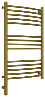 Сунержа Богема 3.0 выгнутая Электрический полотенцесушитель 800х500 Состаренная бронза от интернет-магазина Purezza 