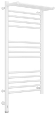 Сунержа Богема с полкой 3.0 Электрический полотенцесушитель 800х400 Белый от интернет-магазина Purezza 