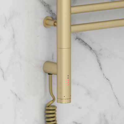 Сунержа Богема 3.0 прямая Электрический полотенцесушитель 800х300 Матовая шампань от интернет-магазина Purezza 